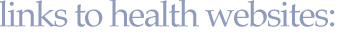 Links to Health Websites