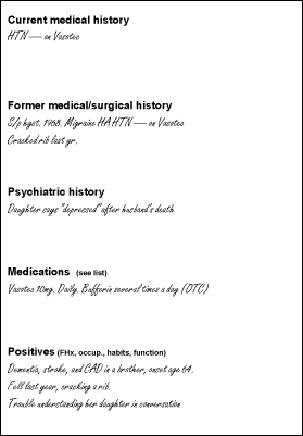 Current Medical History