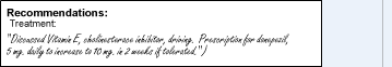 Recommendations: