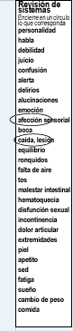 ROS (Revisin de sistemas)