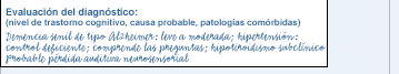 Evaluacin del diagnstico