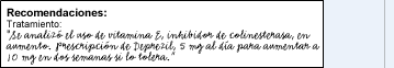 Recomendaciones: